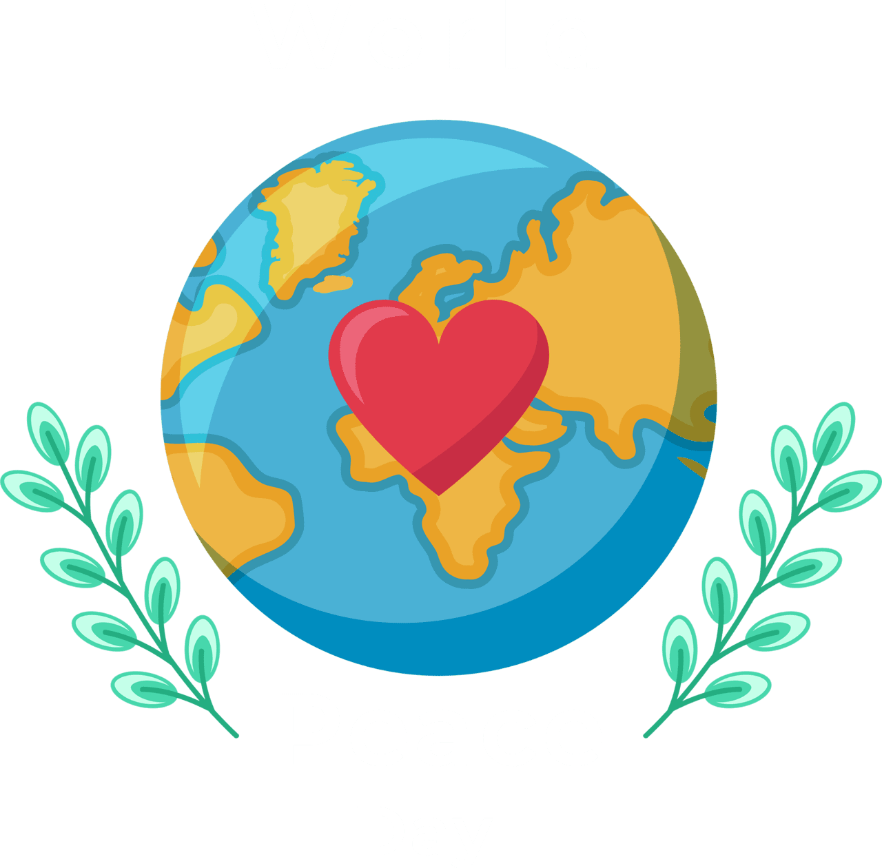 Earth day international peace clipart image