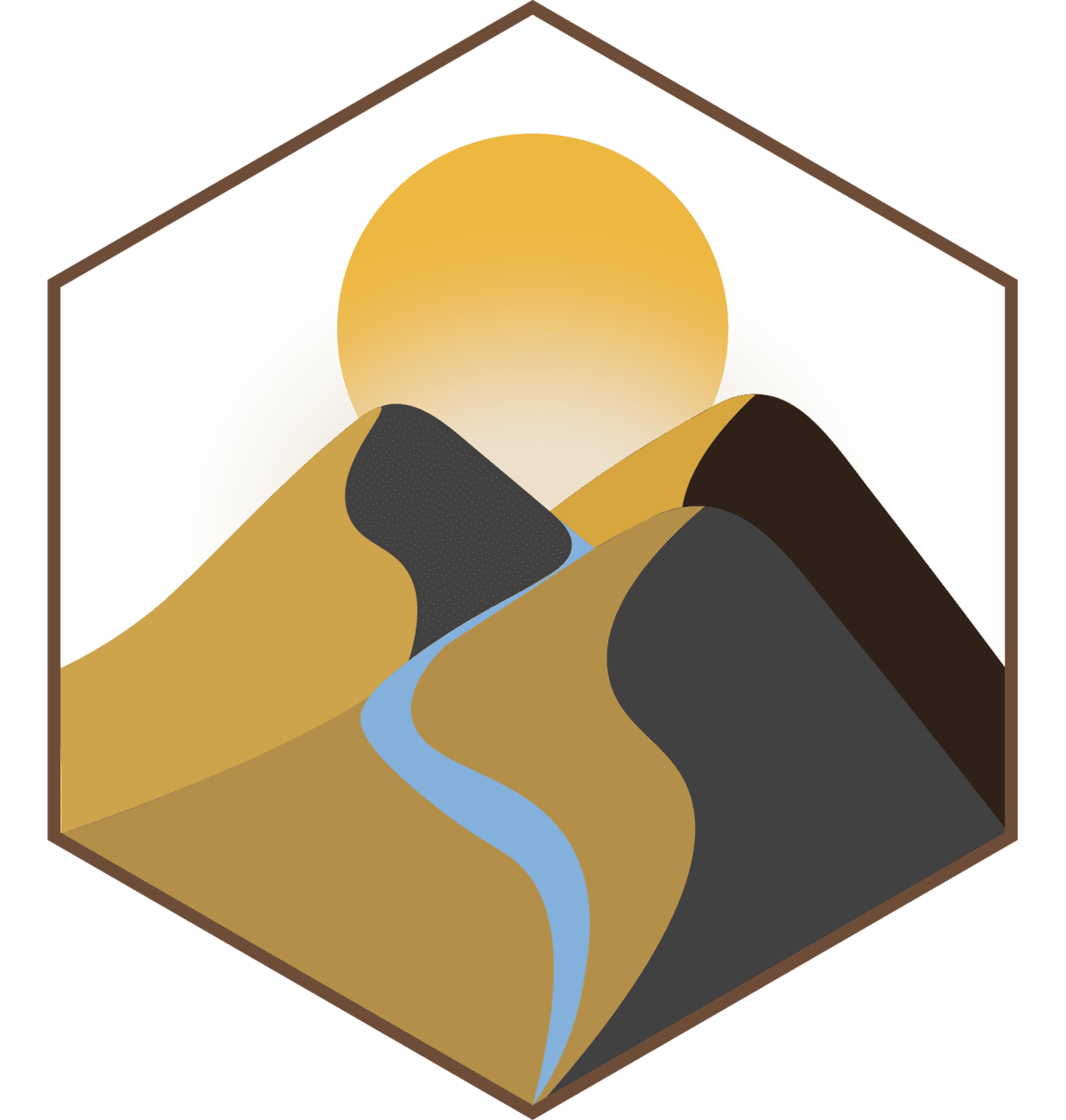 Streams in the desert team expansion clipart vector