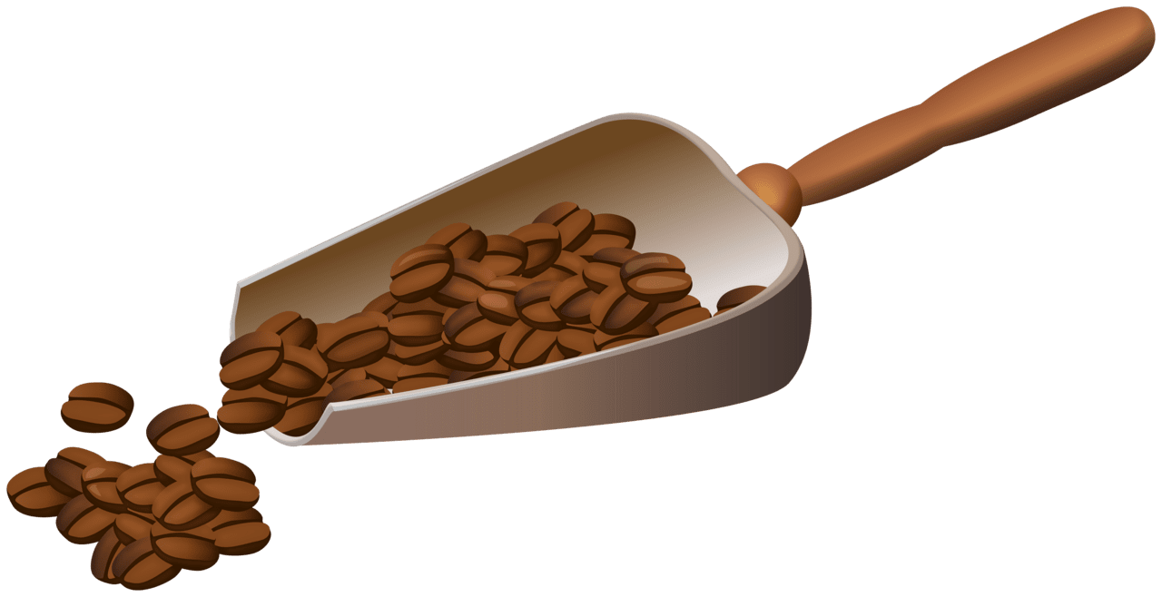 Coffee beans clipart transparent