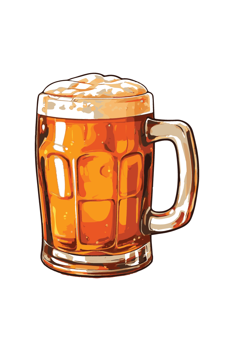 Beer mug glass clipart vector images