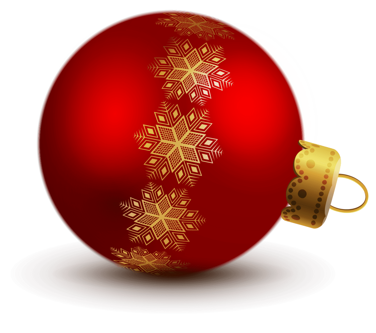 Christmas background red ball ornaments clipart