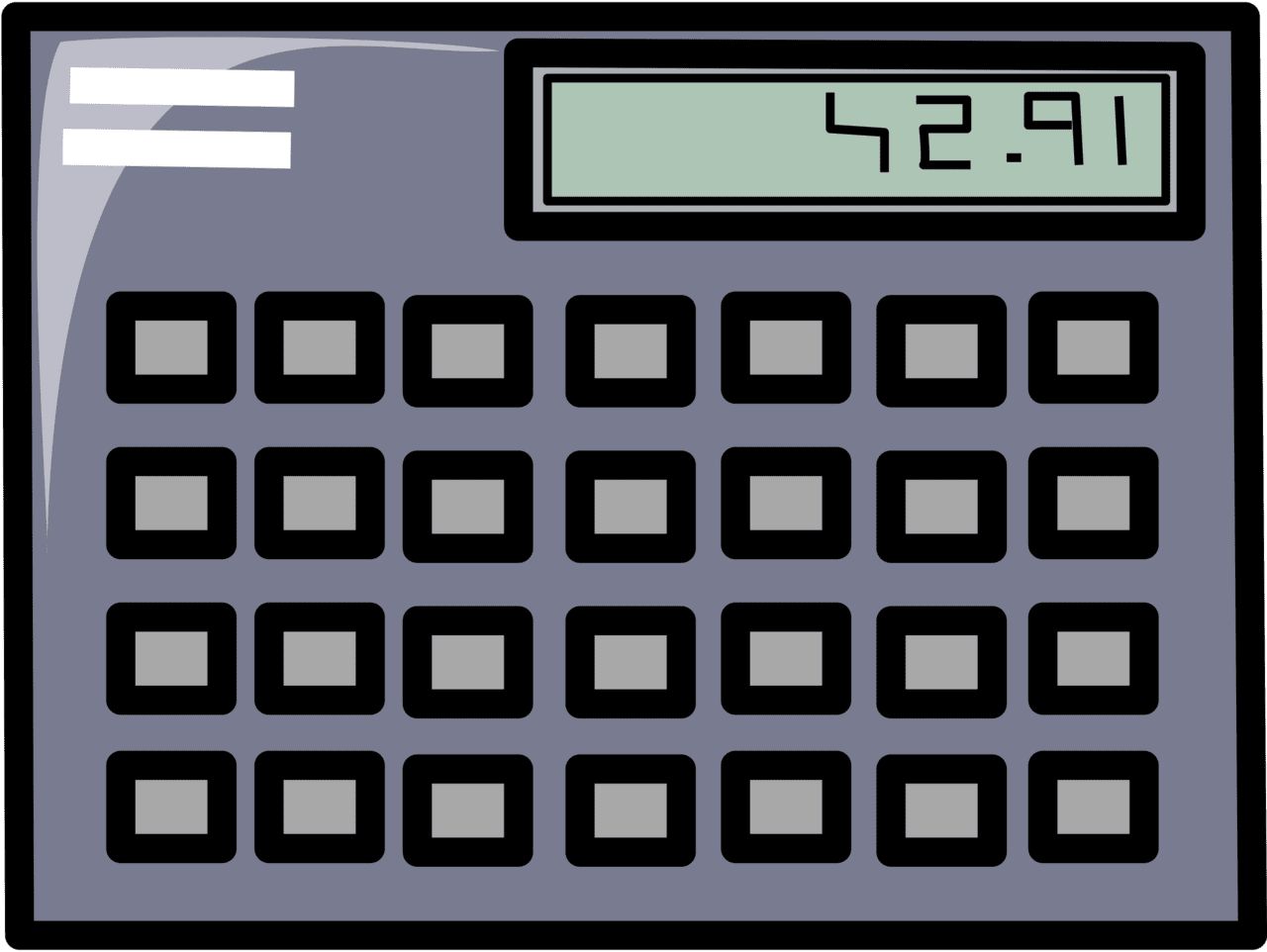 Calculator vector clipart images 3