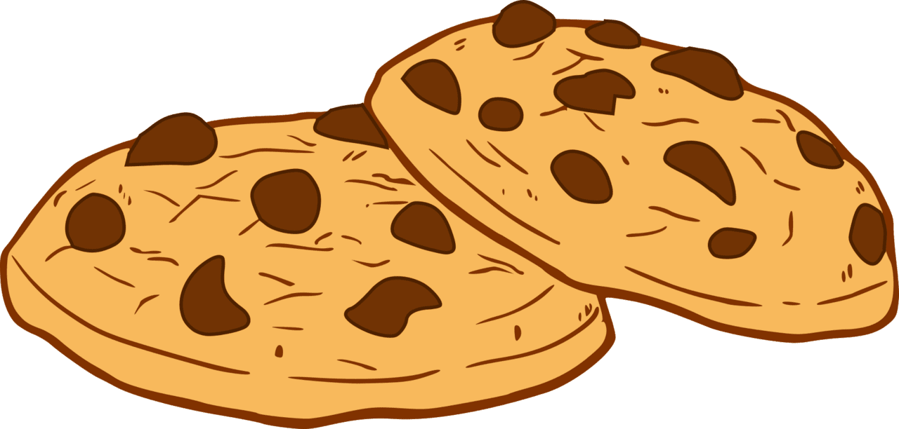 Chocolate chip cookie clipart logo