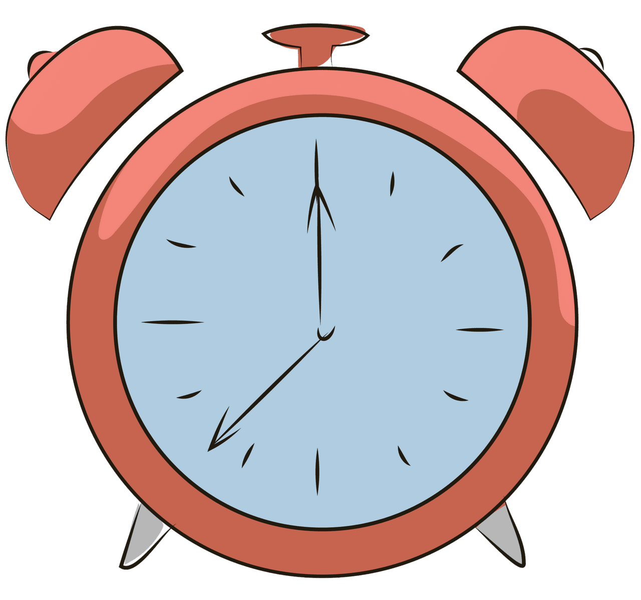 Alarm clock vector clipart images 3