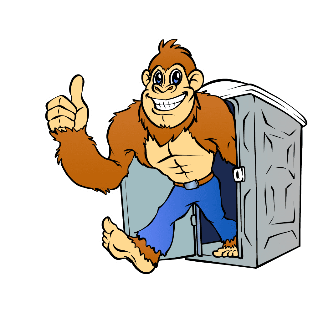 Bigfoot portables colorado springs porta potty rentals clipart logo