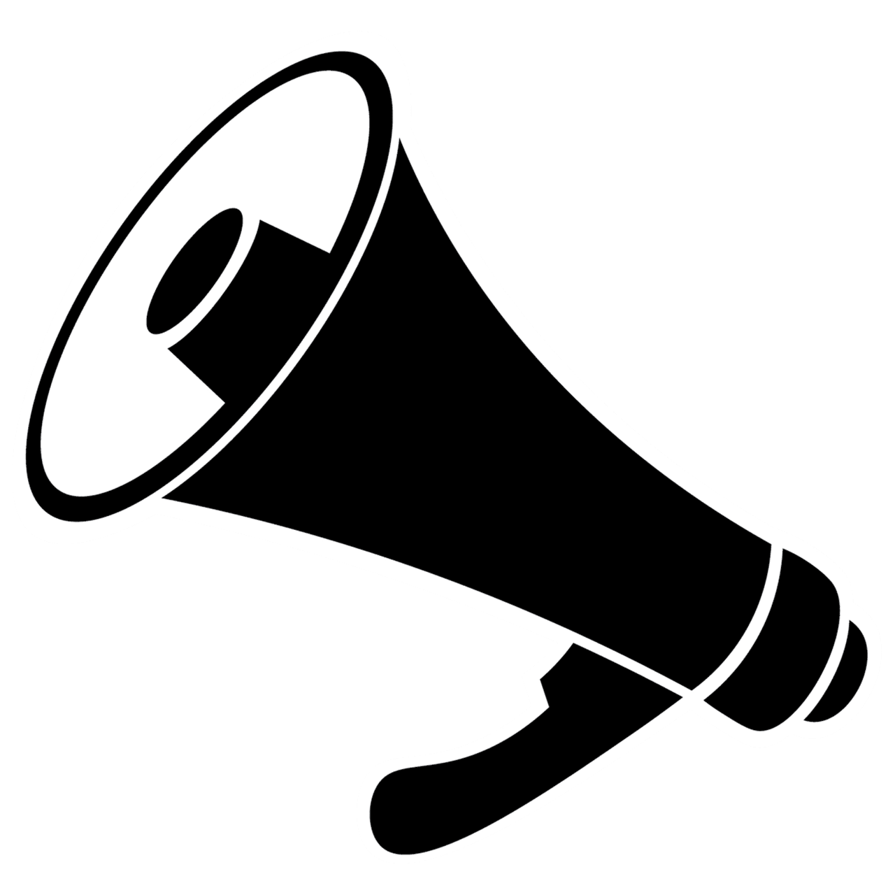 Cheer megaphone vector clipart images 7