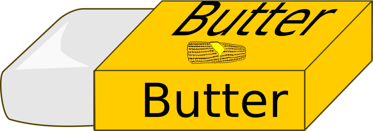 Of butter clipart vector