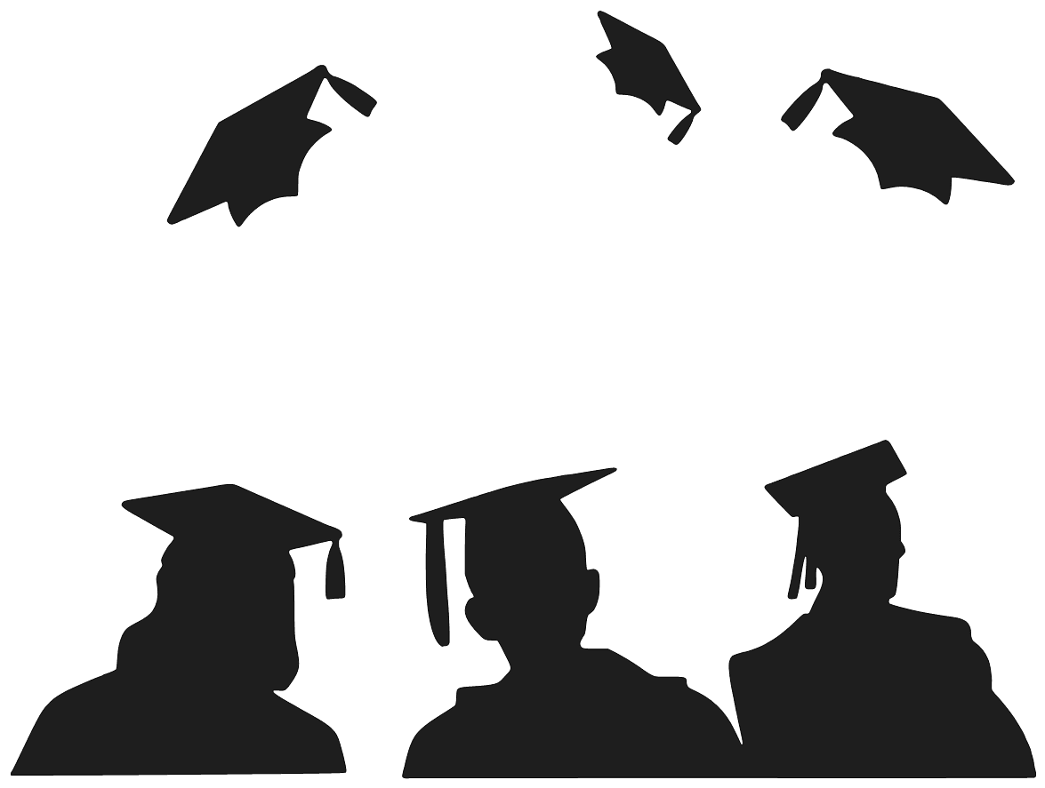 Graduate silhouette images clipart