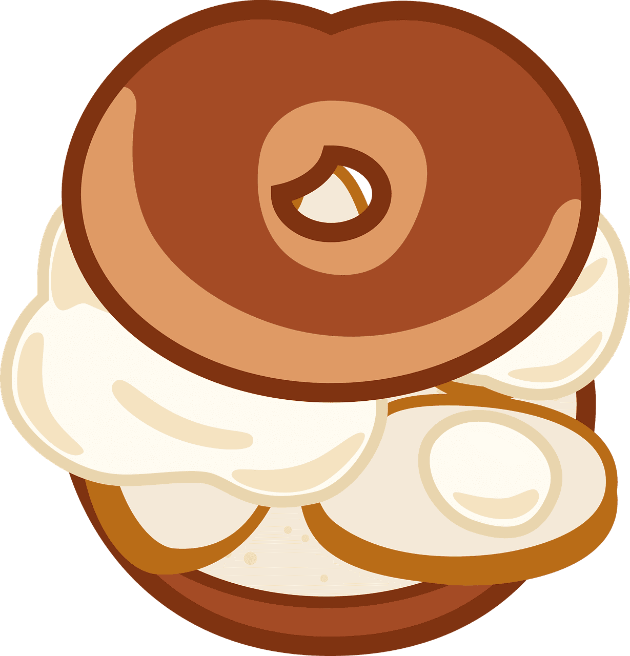 Bagel vector art graphics clipart