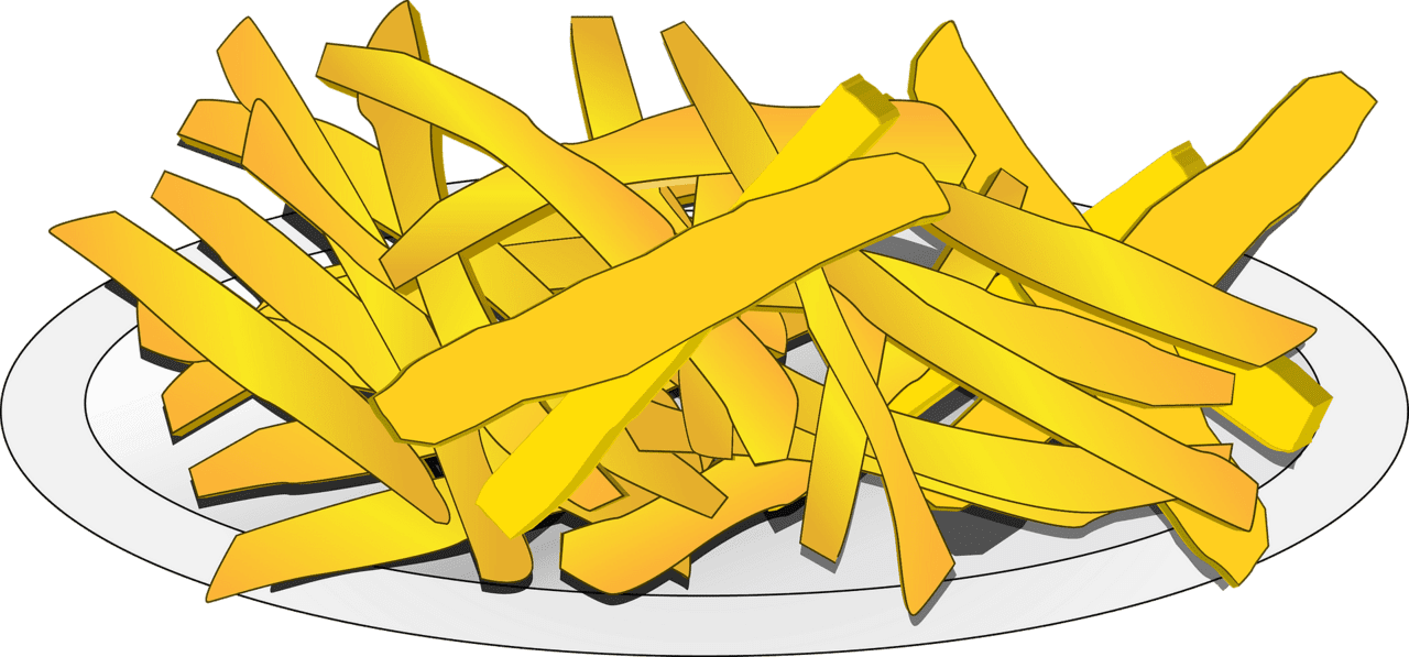 French fries vector clipart images 3