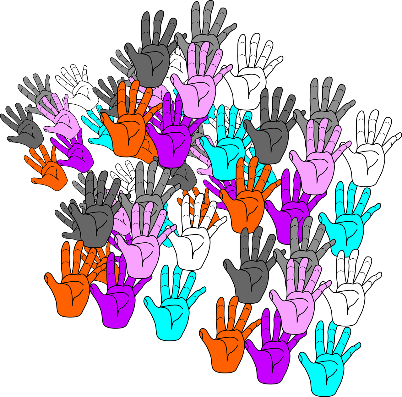 Diversity vector art graphics clipart