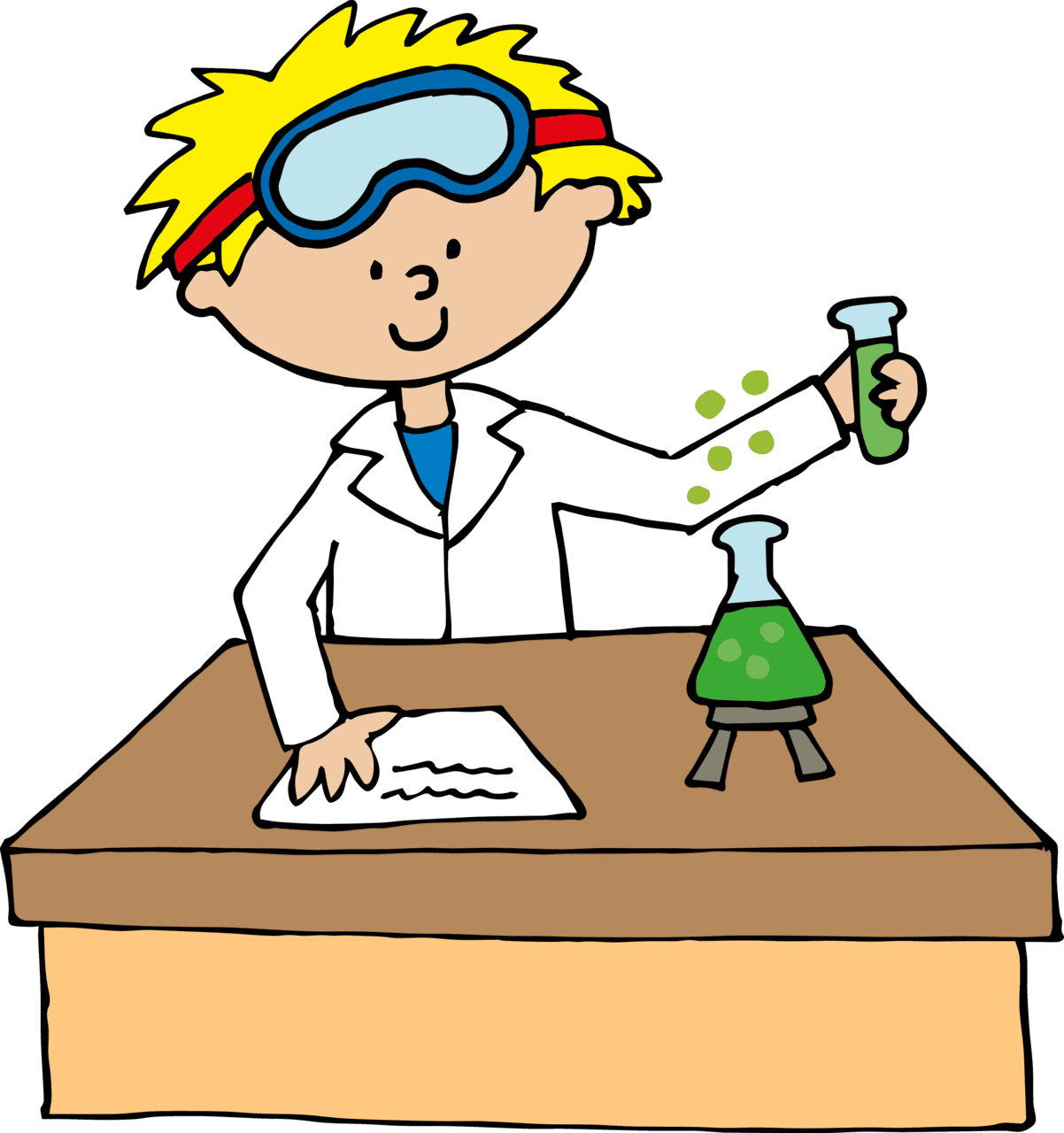 Craft scientist clipart logo