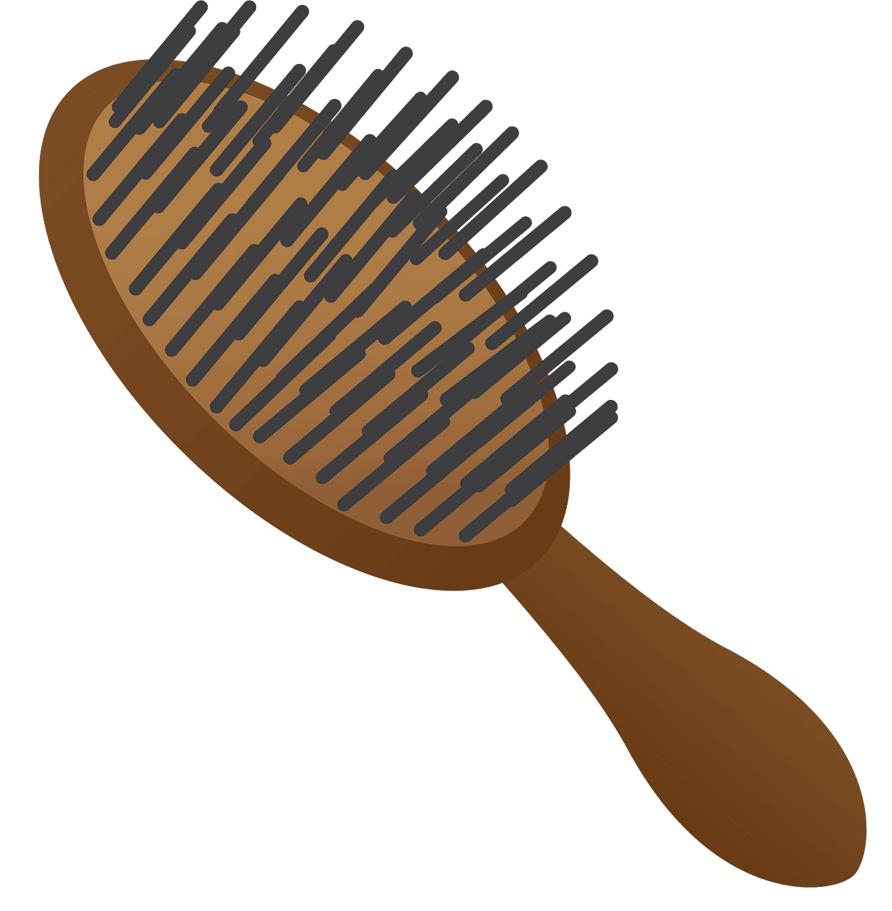 Brush hair hairbrush vector clipart images 5