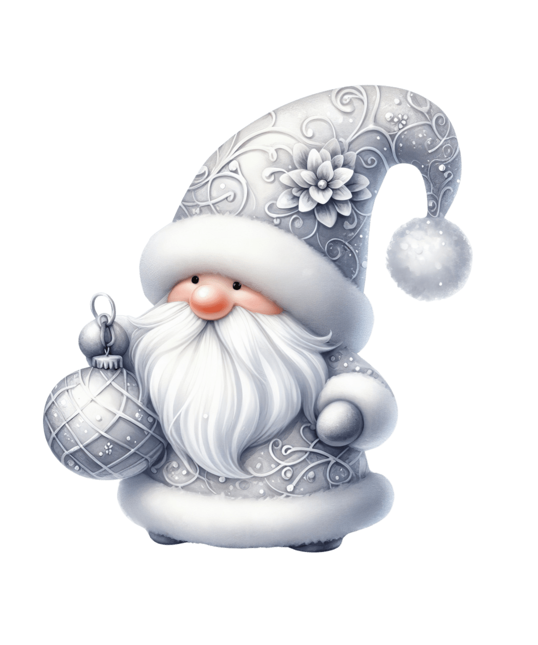 Christmas hat pin page clipart picture