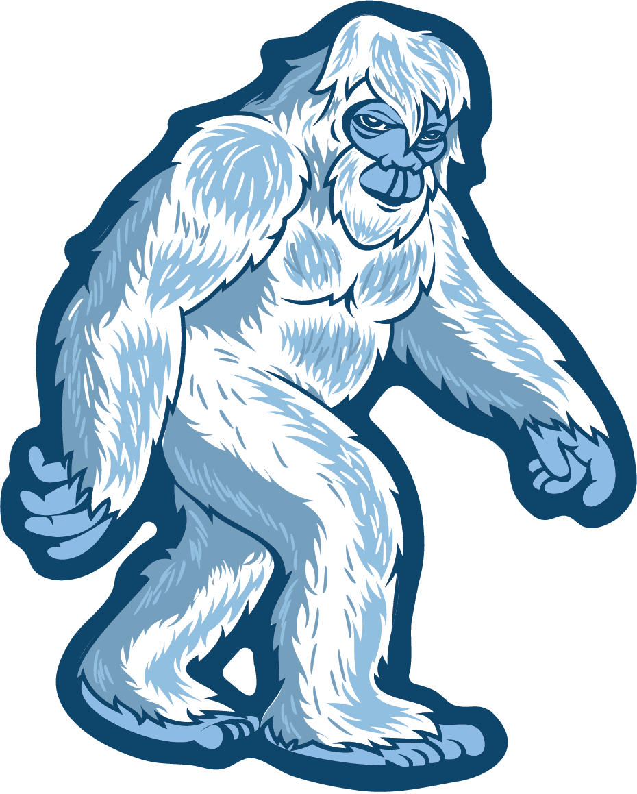 Bigfoot small foot the movie musical just like heart sticker yeti pany clipart logo