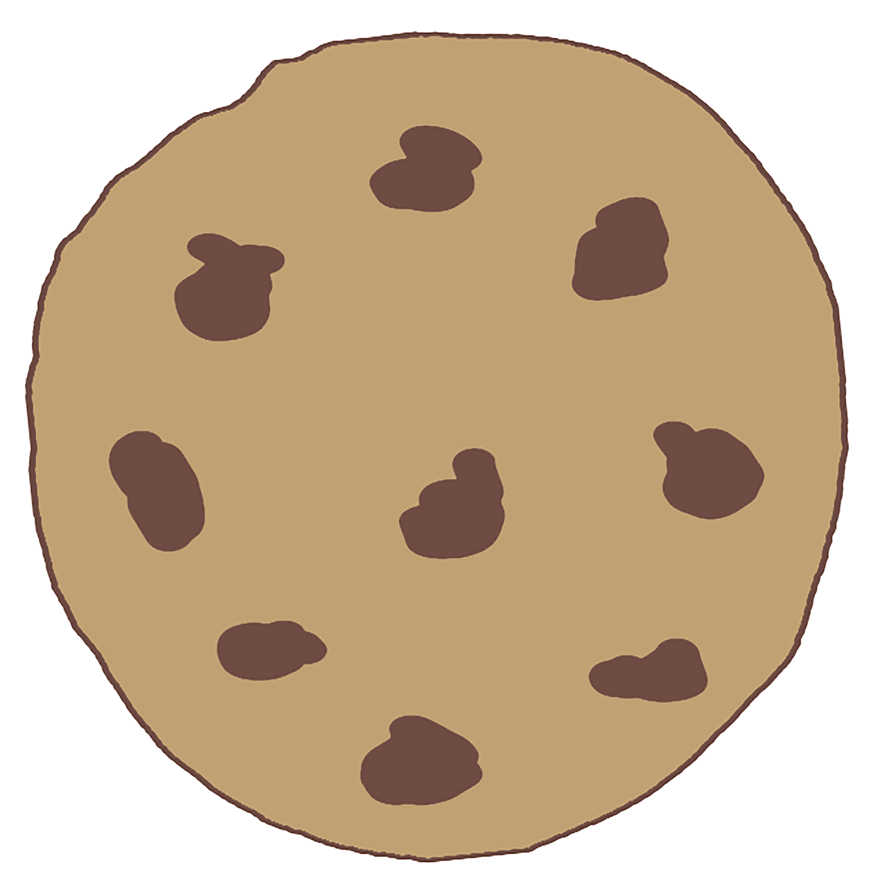 Food cookie chocolate chip image clipart