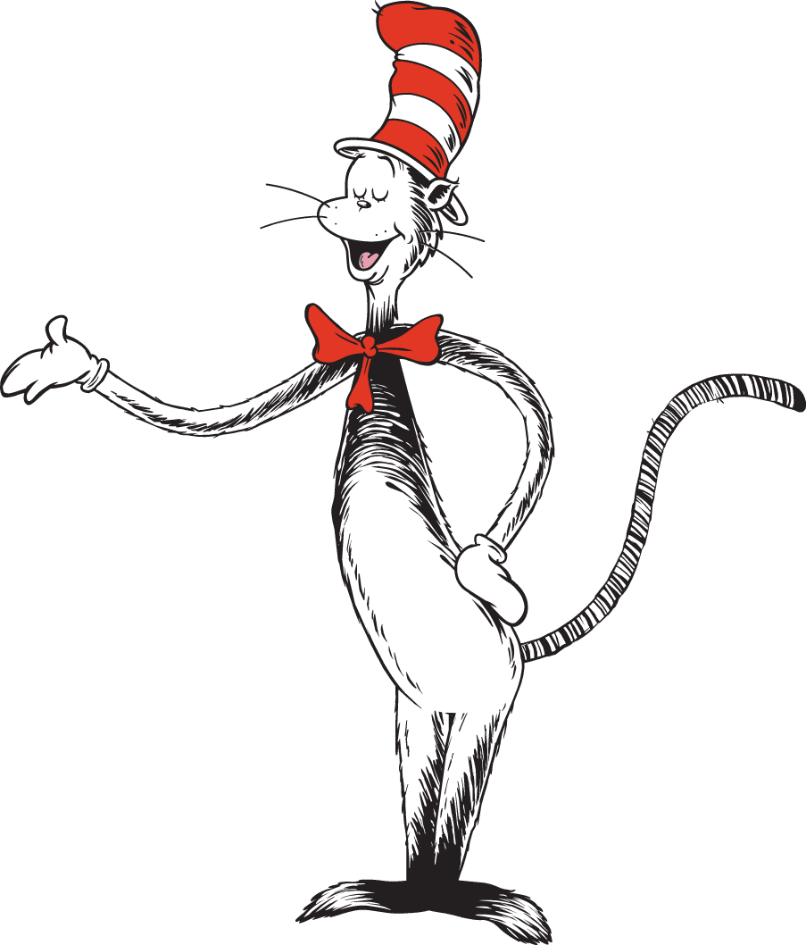 Dr suess hd image cat in the hat clipart clip art