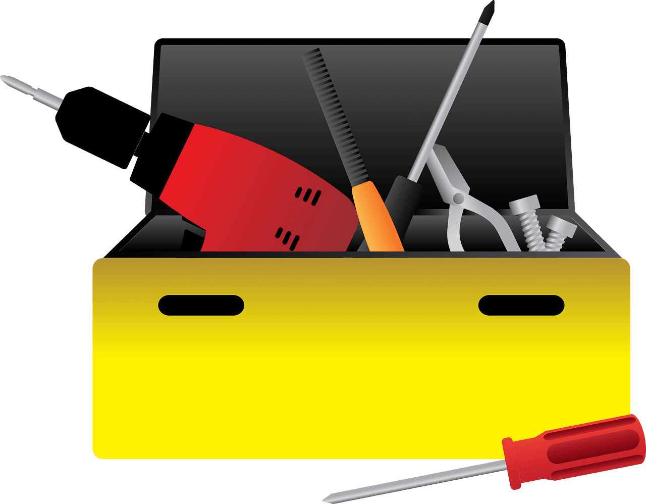 Tools toolbox tool box vector clipart images 3