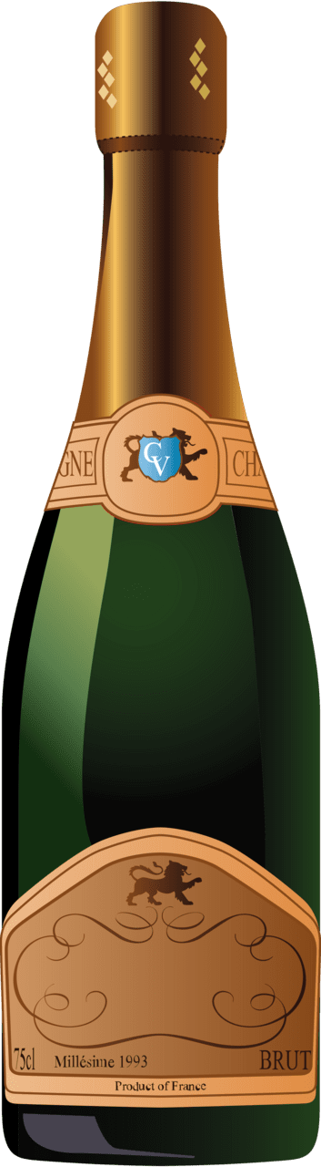 Champagne vector clipart images 5