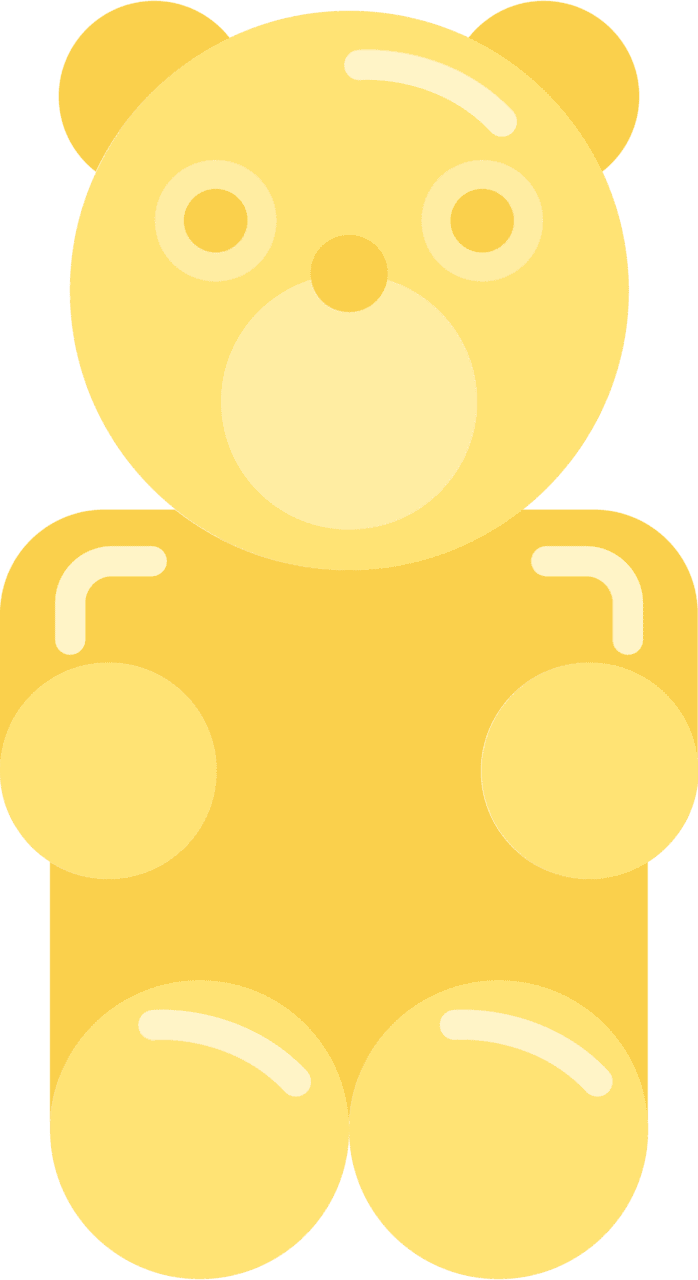 Gummy bear vector clipart images 8