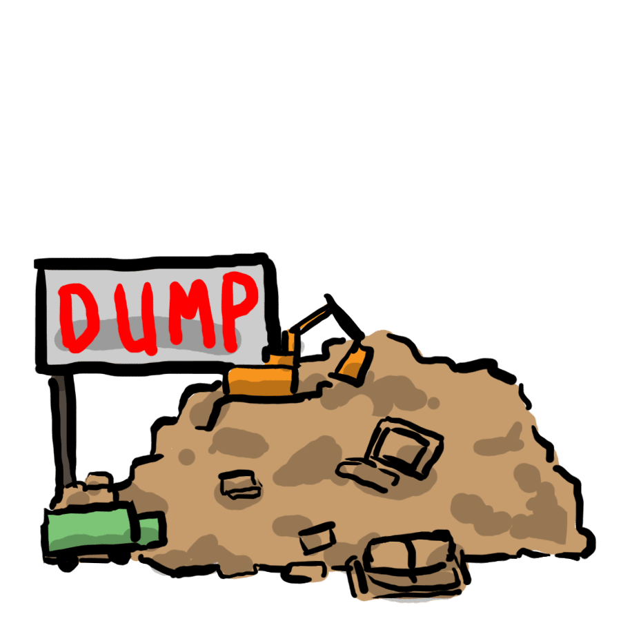 Garbage dump the fulcrum clipart transparent