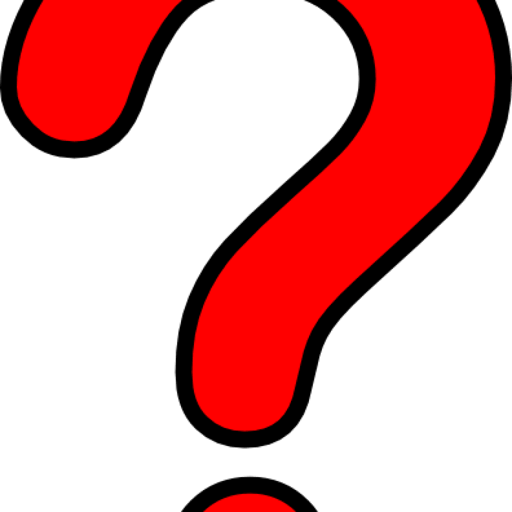 Questioning animated question mark clipart image