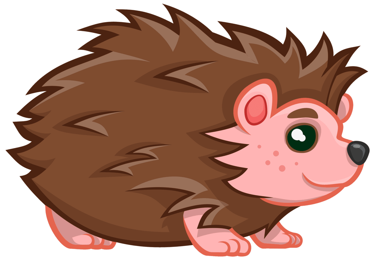 Hedgehog vector clipart images 2