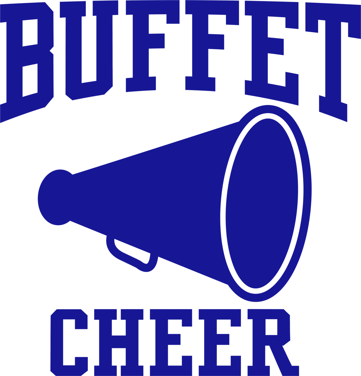 Cheer megaphone poster clipart transparent