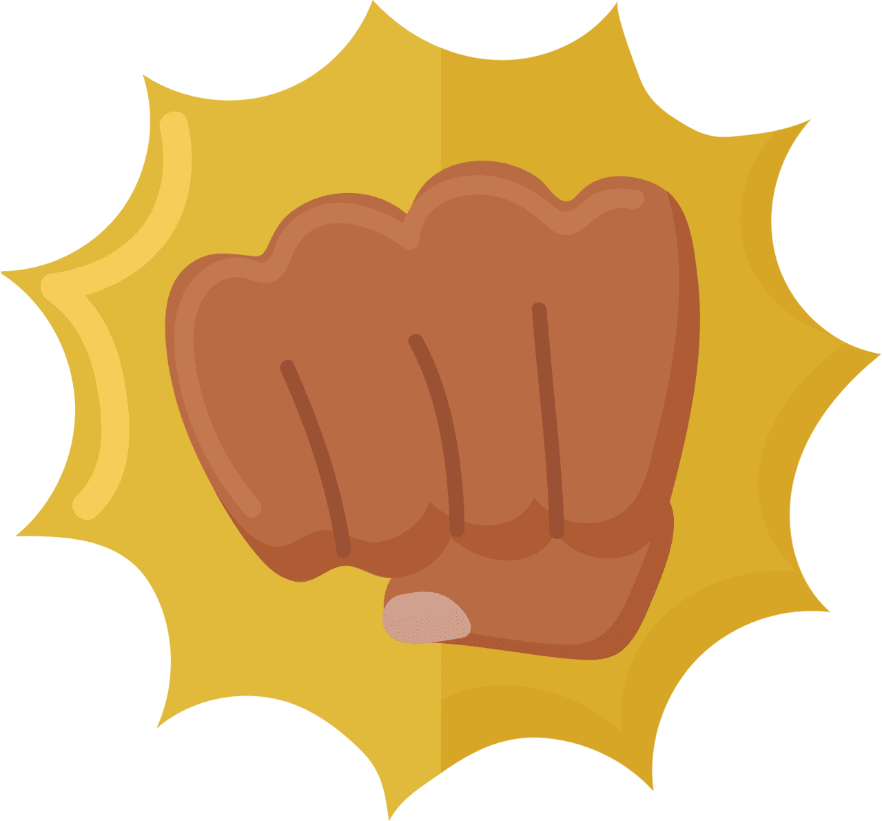 Fist punch vector clipart images 2