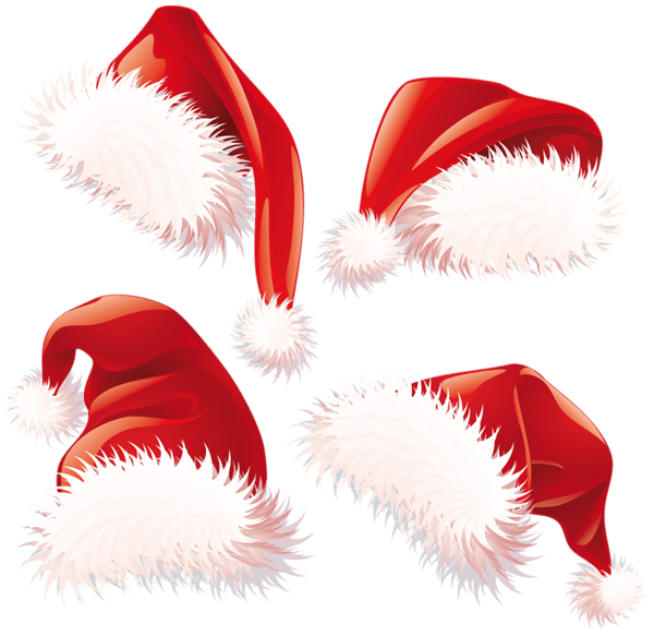 Christmas hat santa hats clipart clip art