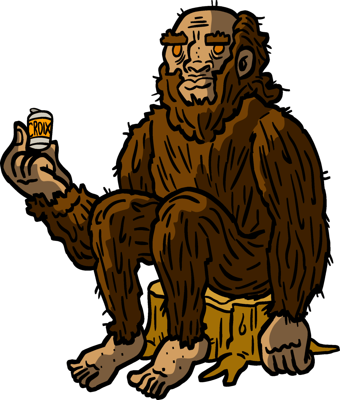 Bigfoot an oral history of cryptid currency clipart clip art