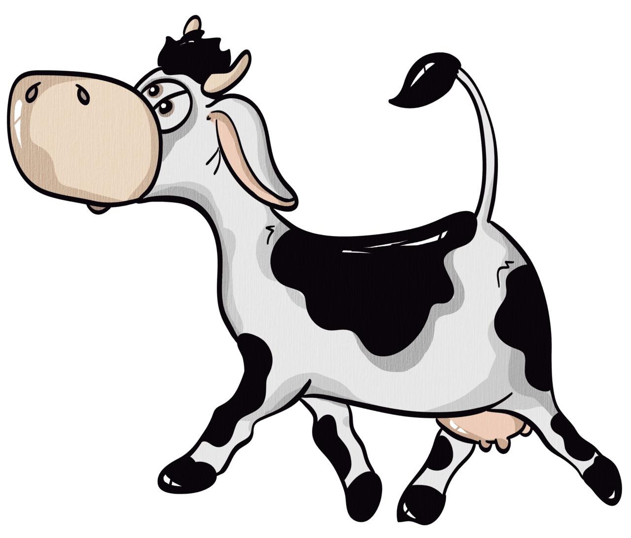 Cow black and white pin page clipart vector