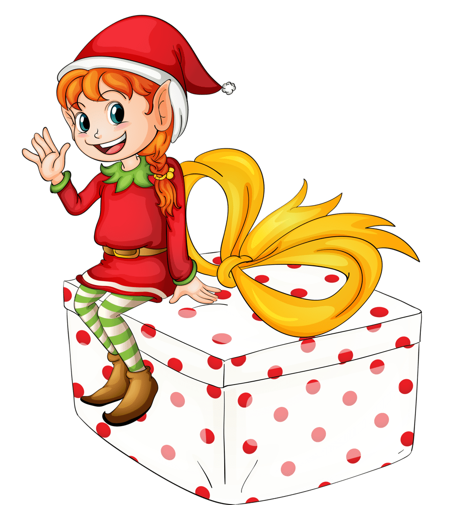 Christmas elf clipart free 2