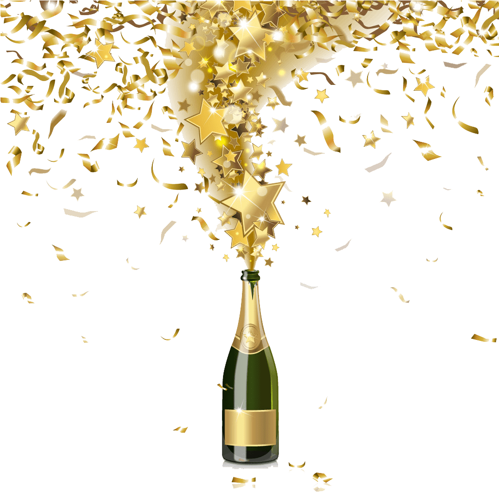 Champagne bottle background image clipart large size