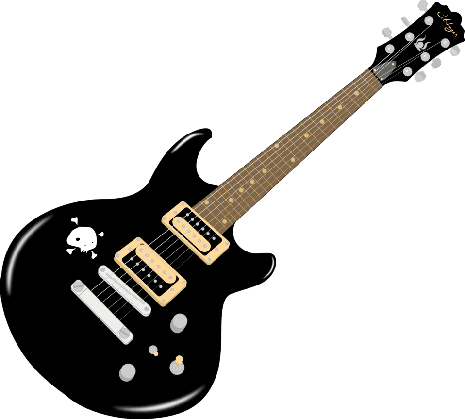 Electric guitar clipart image id 2