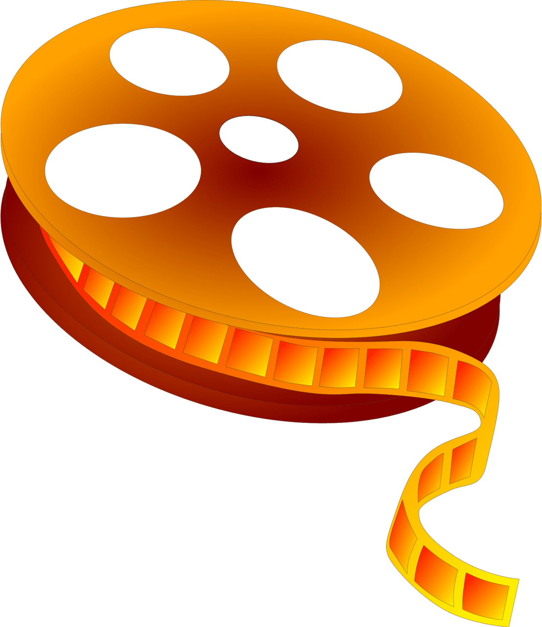 Film reel movie vector clipart images