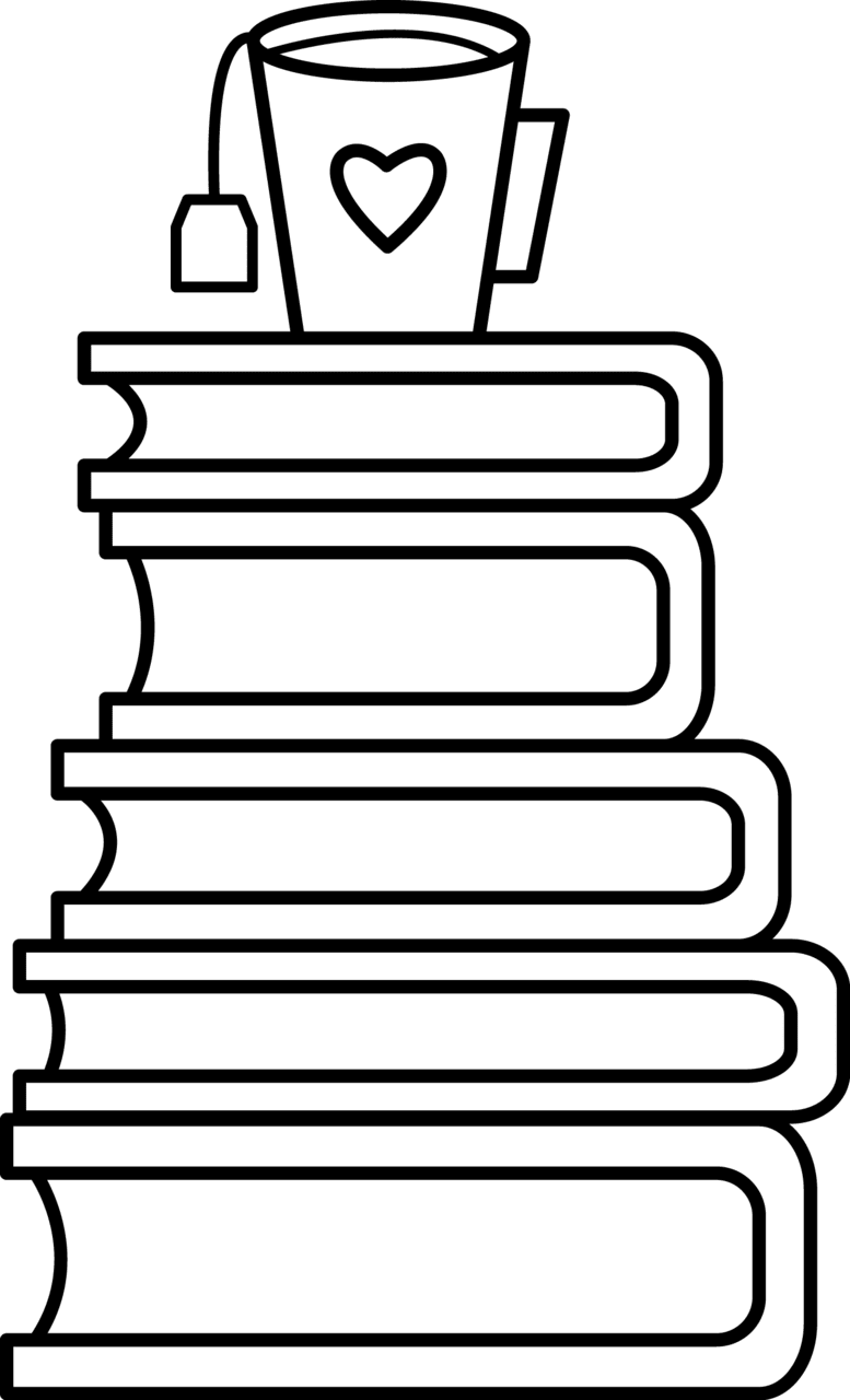 Book black and white pile of books clipart transparent