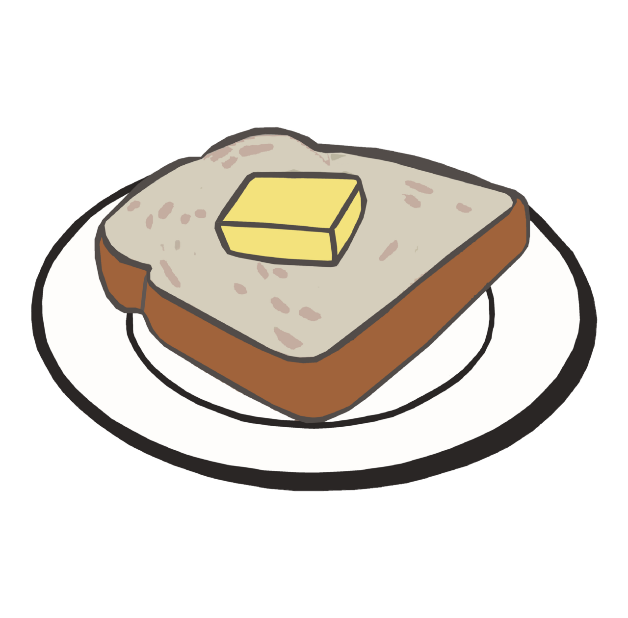 Bread and butter clipart photo