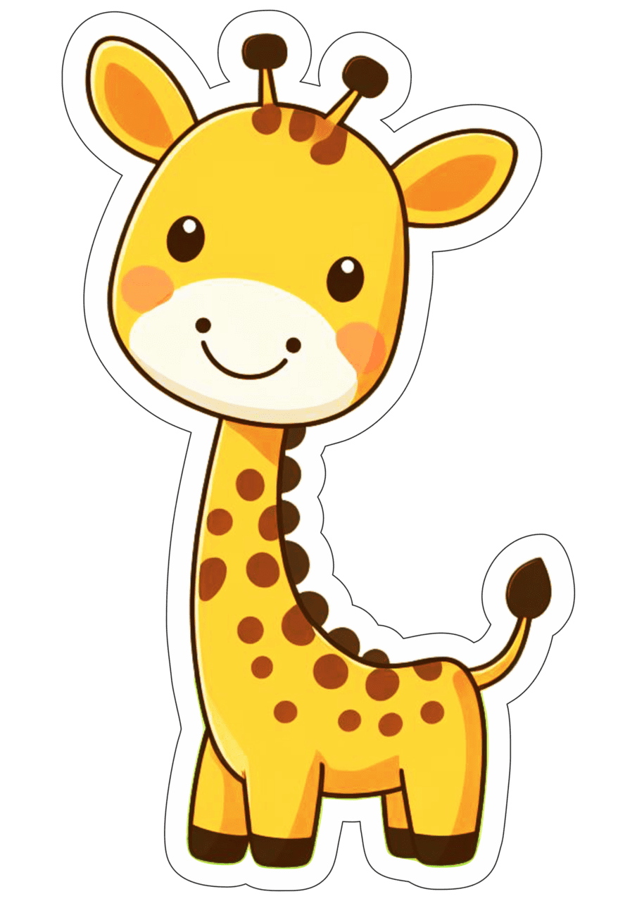 Cartoon cute animal clipart vector