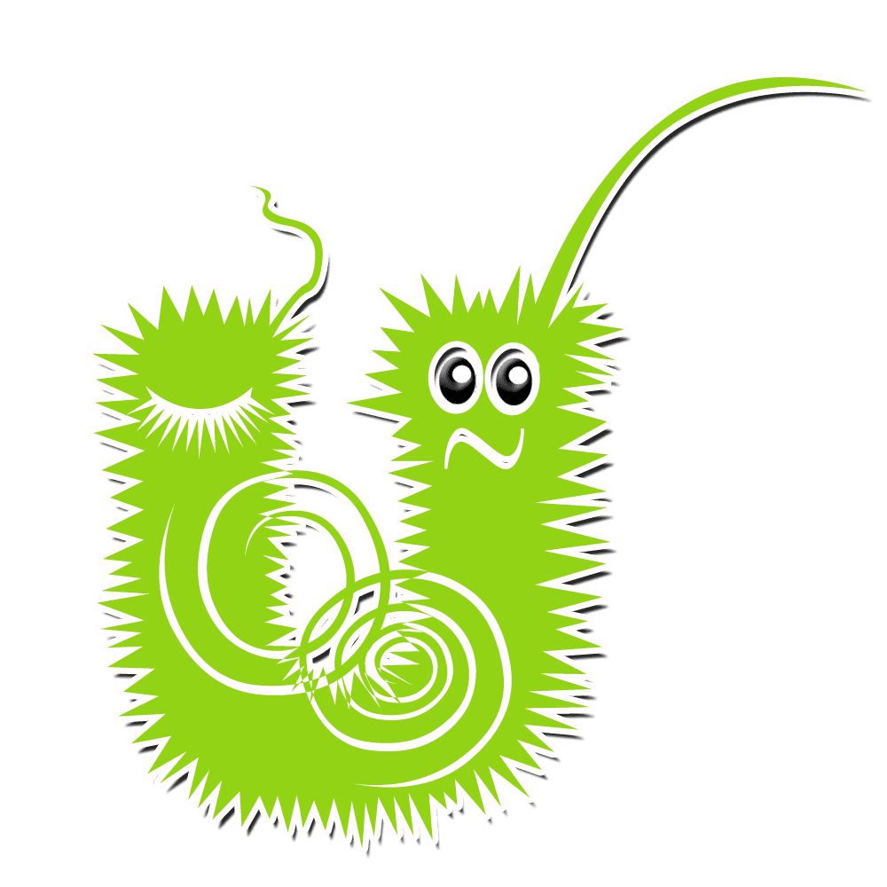 Bacteria alpha stickers monsters clipart photo