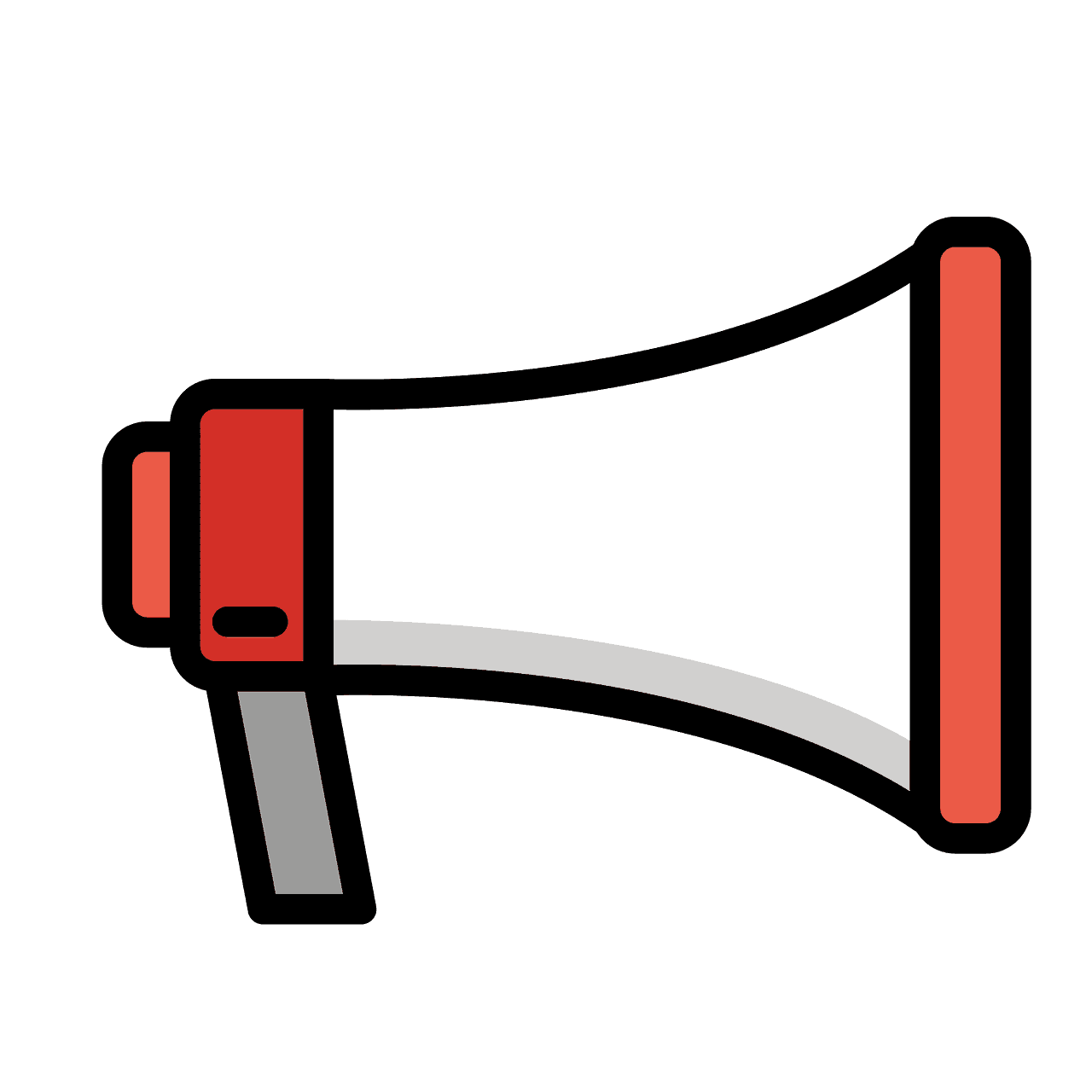 Cheer megaphone vector emoji clipart 3