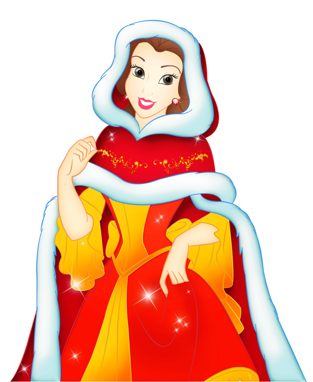 Disney princess pin page clipart vector 2