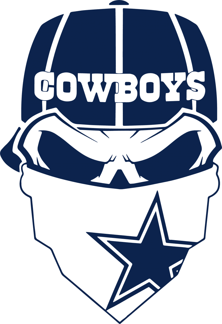 Dallas cowboys cowboy logo football symbol star emblem blue texas pride clipart