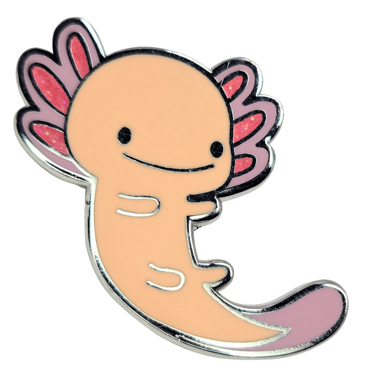 Axolotl enamel pins clipart free