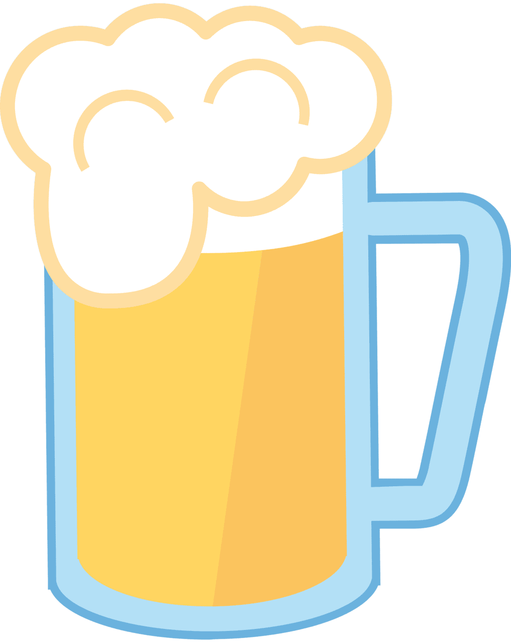 Beer mug vector clipart images 3