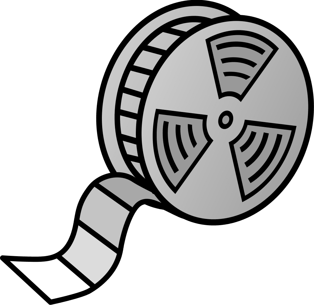 Film fil reel clipart image