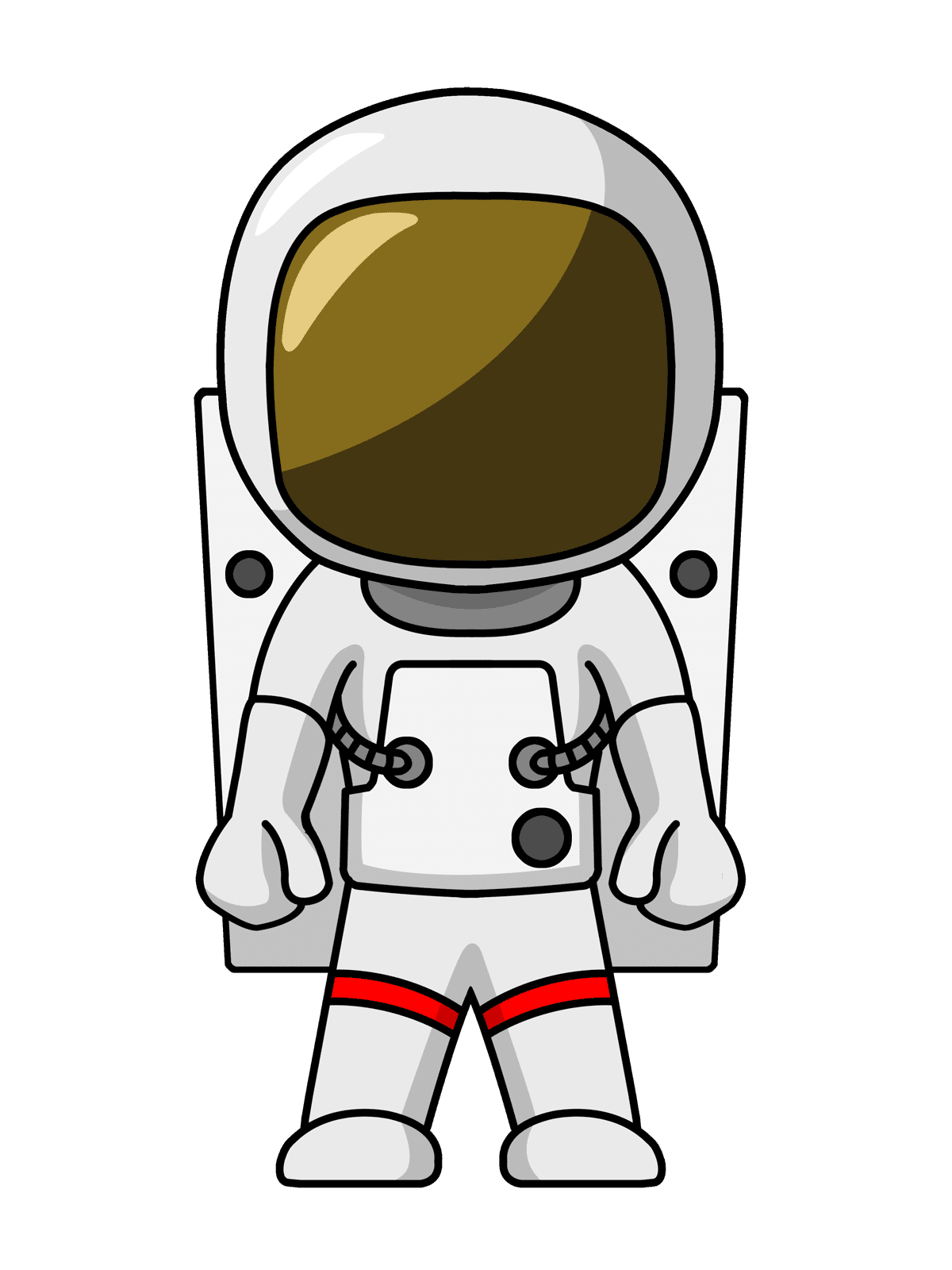 Cartoon astronauts ideas vector clipart astronaut