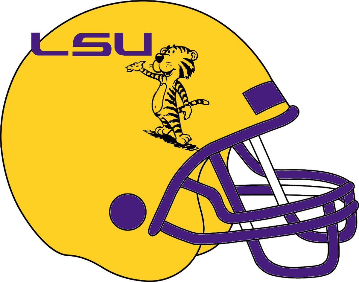 Lsu football helmet concept uniforms and the valley shook clipart background