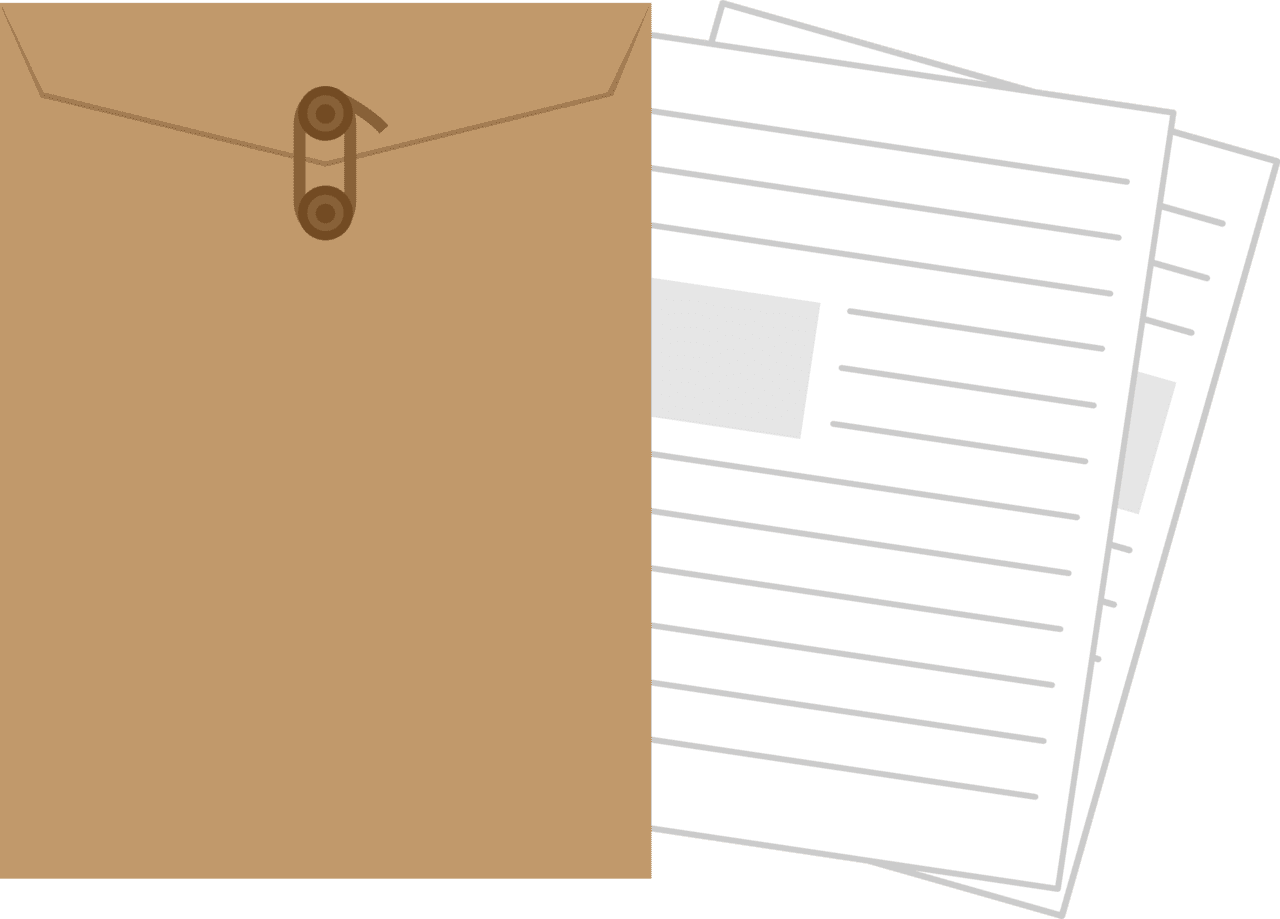 Document envelope vector clipart images