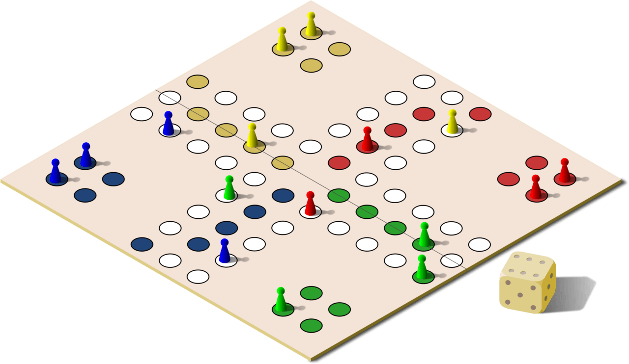 Board game hd graphic black and white ludo big image clipart